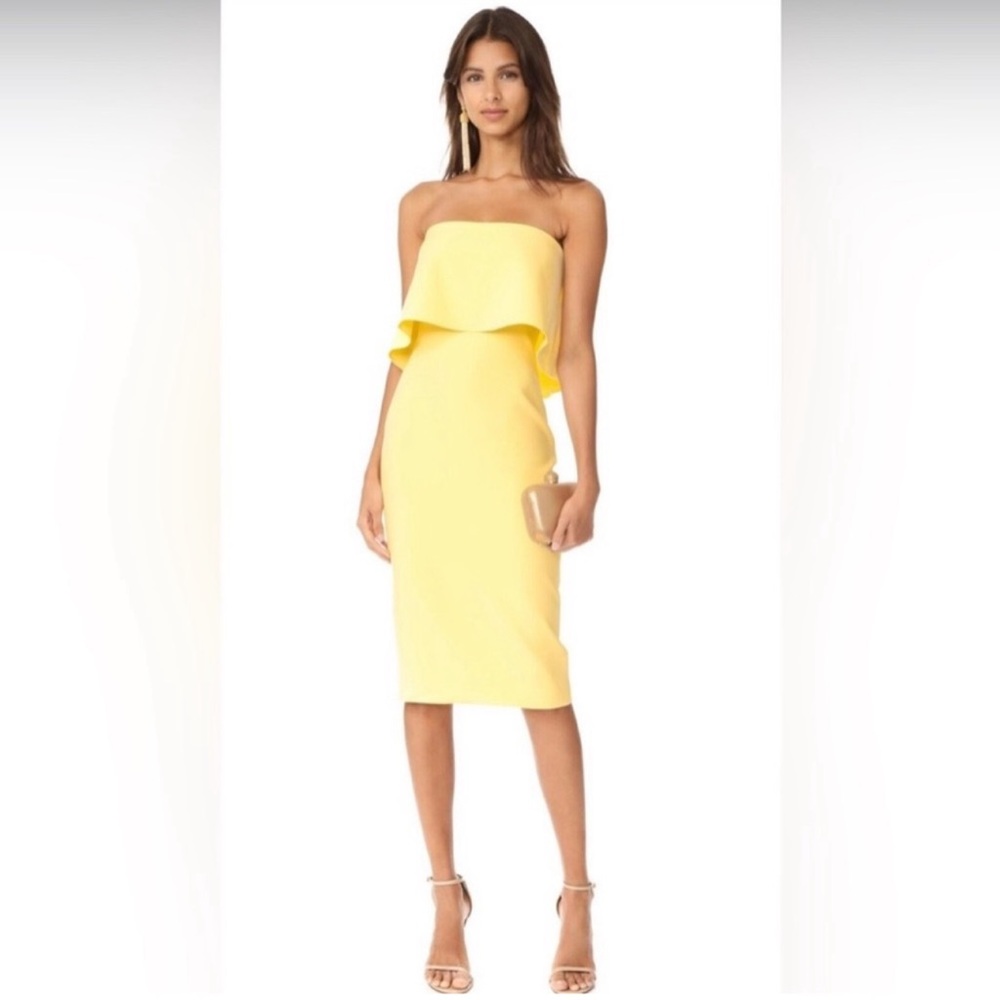 Likely butter Yellow Knee-Length dress